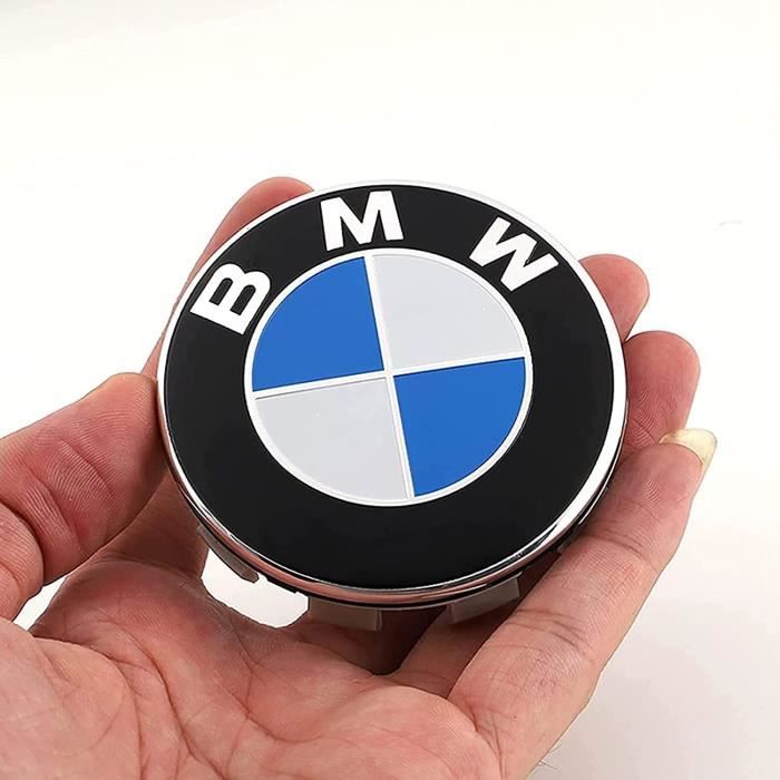 4 Pièces 68MM Auto Cache Moyeux pour BMW Cache Moyeux Centre de Jante  Capuchons Centre Roue Badge Accessoires de décoration de Forme 