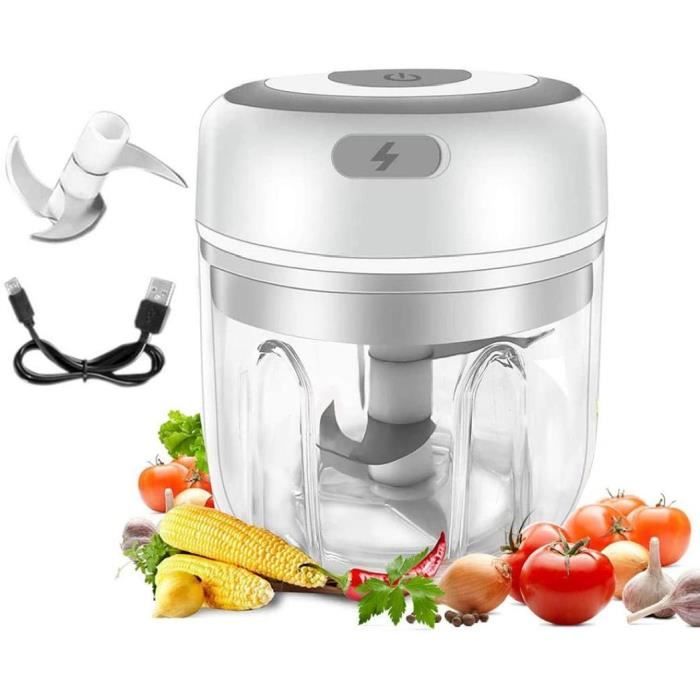Mini hachoir électrique à ail et gingembre - Outil de cuisine Mini hachoir électrique à ail et gingembre - Outil de cuisine