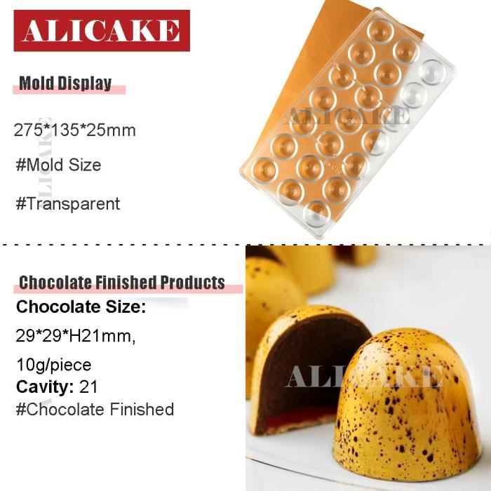 Moule à Chocolat Dubaï En Polycarbonate - Professionnel Pour