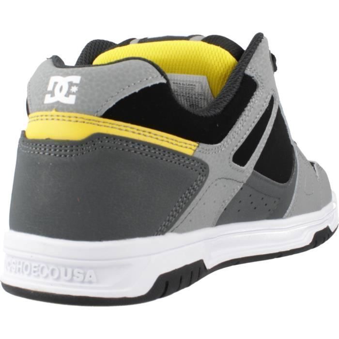 Baskets DC Shoes Stag - Noir Et Gris - Skate, Homme - Neuf Avec Emballage - Fabrication 2025