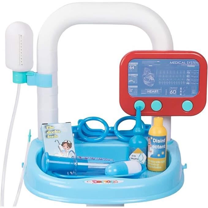 Small Foot Set De Doctor De Madera – Maletín Médico Con Estetoscopio Y Jeringa, Juguete De Rol Educativo Para Niños 3+ Años, Multicolor