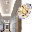 Plafonnier Lampe Pendentif Cristal Moderne Luminaire Eclairage Décor Couloir Maison Restaurant 3W-3