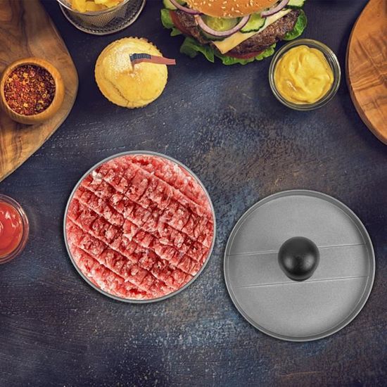 Presse à Burger,en Aluminium Avec 100 Disques De Cire, Avec