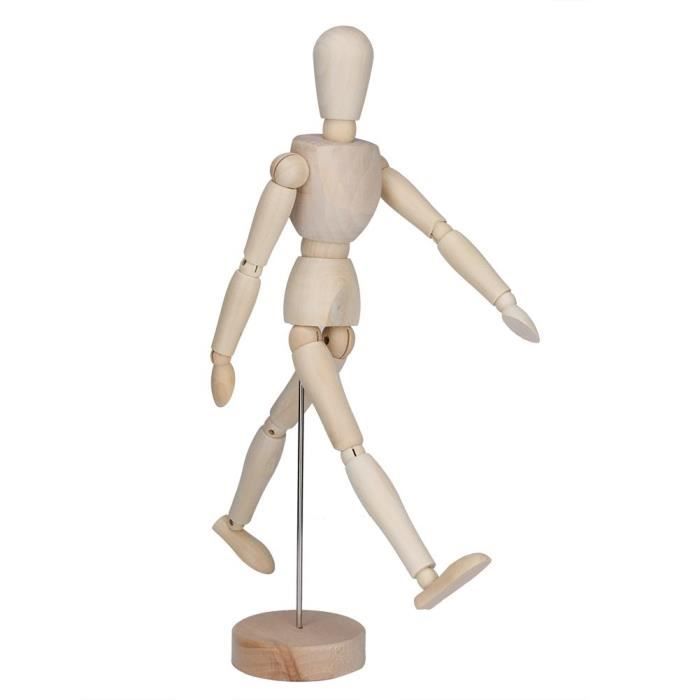 Lot De 5 Mannequins En Bois Articulés Richeson 12'' Pour Dessin Et Modelage