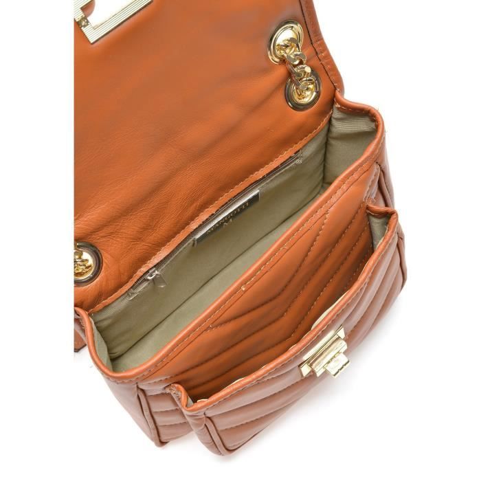 AW22 MG 2206 Sac main Mangotti Cuir de vache UNI Cognac