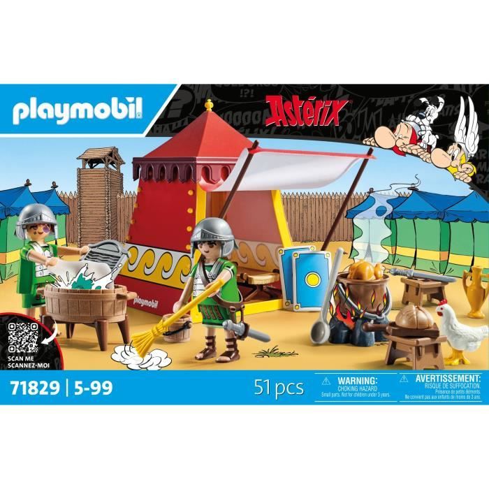 PLAYMOBIL ASTÉRIX - LA TENTE DES LÉGIONNAIRES #71015 - PLAYMOBIL / Astérix