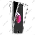 ebestStar ® pour Apple iPhone 8 (2017) 4,7", iPhone 7 (2016) - Coque Intégrale Avant et Arrière Silicone Gel, Couleur Transparent-0