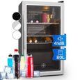 Réfrigérateur 1 porte Klarstein Beersafe XXL - 80L - Noir - LED - Classe énergétique A+-0