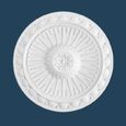 Rosace simple Marbet R-16 | Ø 28 cm | polystyrène léger blanc-0