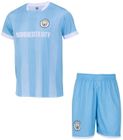 Ensemble maillot short enfant - Manchester City - Bleu - Manches courtes - 100% officiel - Football