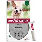 Advantix Chien Solution Antiparasitaire Puces Tiques Répulsif Mouches Moustiques Phlébotomes 1,5 à 4kg 4 pipettes