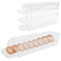 Porte-œufs réfrigérateur empilables - MEDIA WAVE STORE - Distributeur d'œufs plastique transparent