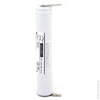 NX - Batterie eclairage secours 3xSC ST4 Faston 4.8mm (+2.8mm) 3.6V 1.6Ah  - Unité(s)