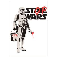 Poster Panorama Banksy Stop Wars 50x70 cm  - Imprimée sur Poster - Decoration Murale