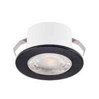 Mini Spot LED Encastrable 3W 38° Rond Noir SMD - Blanc Neutre 4200k - 5500k -  SILUMEN
