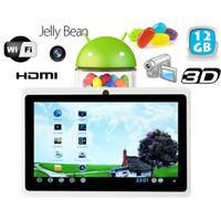 Tablette Tactile 7' Android 6.0 HD Double Caméra 24 Go Blanc - YONIS - Quad Core 1.2 GHz - WiFi Bluetooth