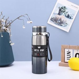 Bouteille Isotherme CSE Malerba Swing – 1 Litre – Gris – Acier Inoxydable – Neuf