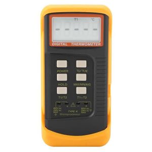 noir TL-TK04 4 canaux de type K thermomètre numérique thermocouple testeur dhumidité testeur de poche thermomètre portable 