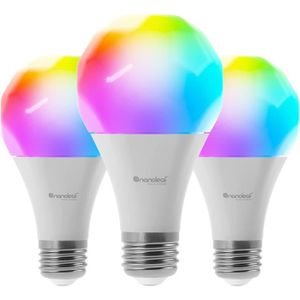 AMPOULE INTELLIGENTE Pack De 3 Ampoules Led E27 Connectées Rgbw - Nanoleaf Essentials - Lampes Intelligentes Thread & Bluetooth