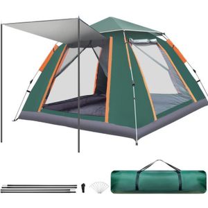 TENTE DE CAMPING Auvent De Tente Dôme Hydraulique Pour Camping, Ten