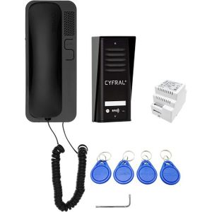 INTERPHONE - VISIOPHONE Interphone 2 Fils Cyfral - Lecteur RFID Intégré - 