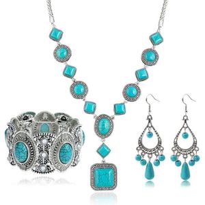 Ensemble collier boucles d'oreilles bracelet 17 cristal quartz et