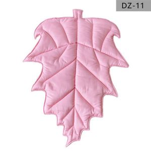 Feuilles de jeu pour bébé Tapis Sleeping Mat Crawling Couverture en coton doux rose Pad