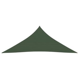 VOILE D'OMBRAGE Voile d'ombrage 160 g/m² Vert foncé 4x5x5 m PEHD Dilwe7407563649265