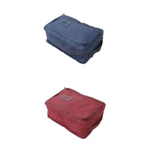 Leisial 6PCS Sacs à Chaussures Imperméable Anti-poussière Portable Sac de Rangement Drawstring Pliable Bags de Voyage pour Valise（Noir） 