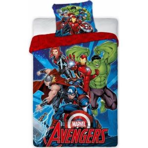 DDONVG Avengers Housse de Couette 135 x 200 cm et taie d'oreiller 50 x 75  cm, Microfibre, Motif d'impression 3D Captain America, Iron Man (A, 135 x  200 cm) : : Cuisine et Maison