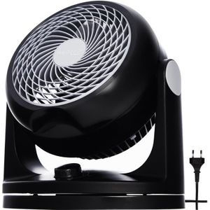 VENTILATEUR Woozoo, Ventilateur de table silencieux, puissant & portable, 23m² - PCF-HD18 - Noir