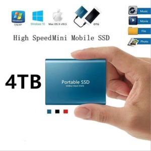 DISQUE DUR SSD EXTERNE DISQUE DUR SSD EXTERNE 4TB Bleu -1pc