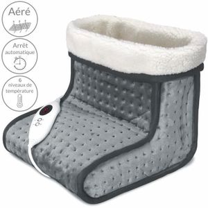 FISHTEC Chauffe Pieds Chauffant Électrique - Chancelière avec Thermostat, 2  Niveaux de Température - Maintien Vos Pieds au Chaud en 2 MN - Housse  Lavable en Machine - Noir : : Hygiène et Santé