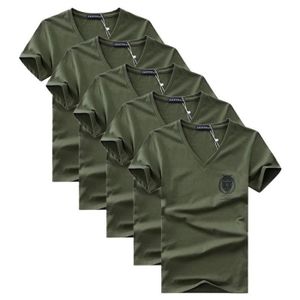 Lot De 20 T-shirts Hommes Noirs Taille M - De Marque, Sans étiquettes
