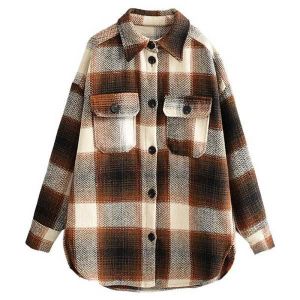 Veste A Carreaux Femme Cdiscount