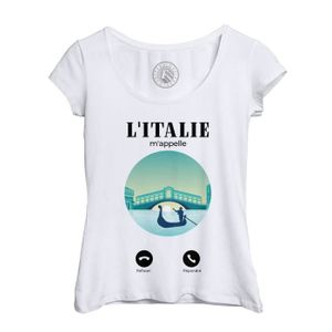 T-shirt ENFANT FILLE L'ITALIE M'APPELLE... 