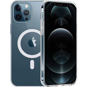 Mobigear Crystal - Coque Apple iPhone 12 Pro Coque Arrière Rigide  Compatible MagSafe - Transparent 610139 