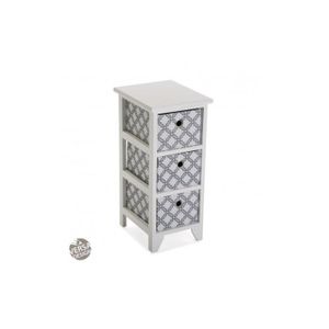 4 tiroirs 82 x 40 x 40 cm WERKAPRO 9668 Livr/é en Kit Blanc Meuble de rangement sur Roulettes