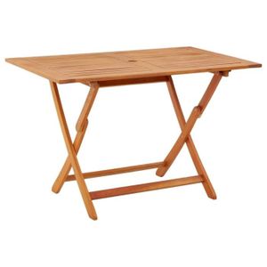 TABLE DE JARDIN  Meuble Table de jardin - pliable - 120x70x75 cm - 