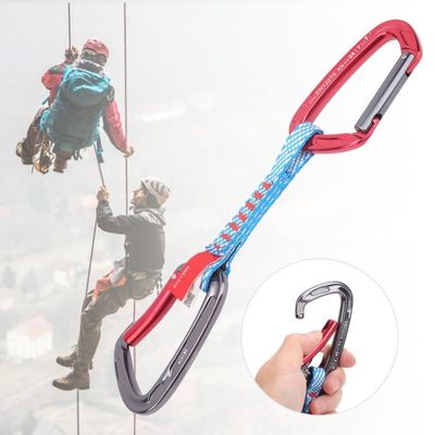 Mousqueton connecteur via ferrata cordiste - Sport & Plein air