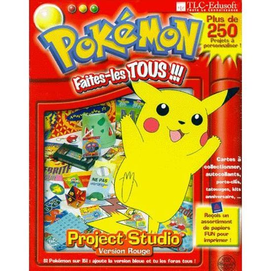 Cd Pokemon Rouge Pc Cdiscount