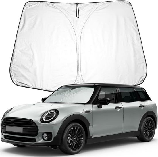 GAFAT Parasole Per Parabrezza Mini Clubman F54 2015-2024, Protezione UV E Calore, Installazione Senza Ventose, Pieghevole
