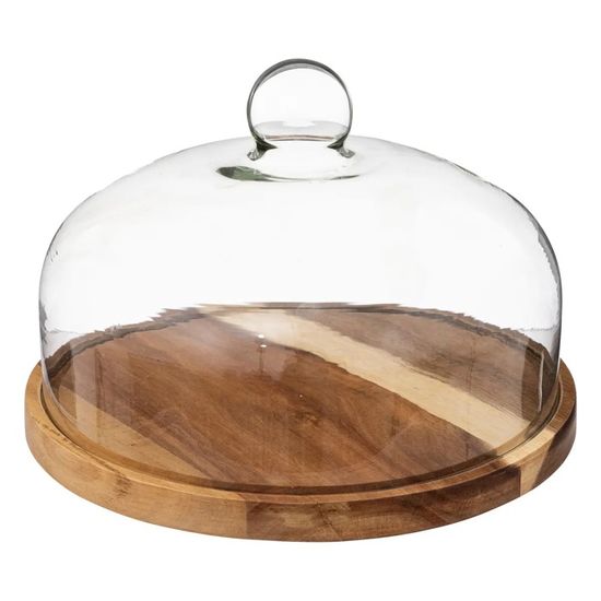 Generic Cloche à Fromage ou Pâtisserie – Verre Cristallin M&M à prix pas cher | Maroc