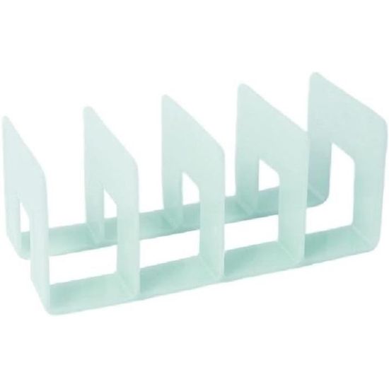 Lot de 6 Serre-Livres en Acrylique Transparent,Transparent