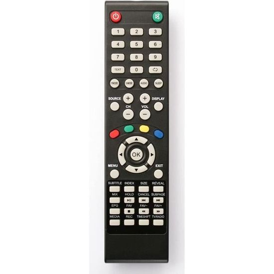 Télécommande Neuve Pour Téléviseurs Polaroid TCS55U4KPR003 Et TCS60UHDP.133 - Remplacement