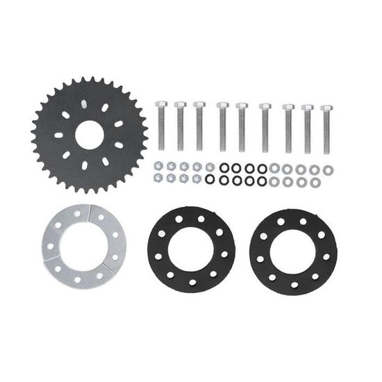 Aramox Pignon De Chaîne 44 Dents 9 Trous - Compatible Vélo Motorisé 49cc 66cc 80cc - Pièce Solide Et Fiable