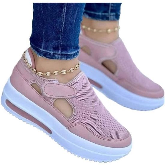 Chaussea Basket Baskets Compensées Chaussure Femme Basket 2020 Bluelucon Baskets élégantes à Talons Compensés Pour Femme