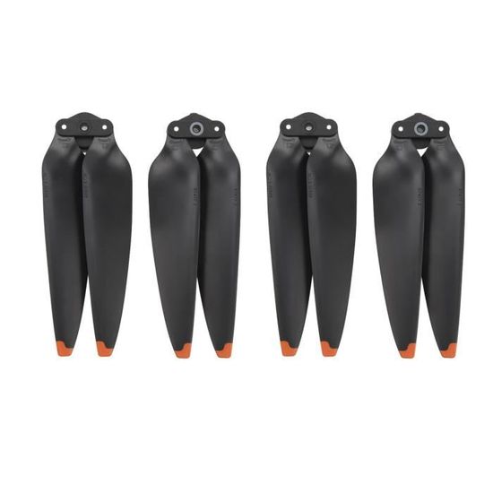 Hélices De Rechange Pour DJI Air 3 - Lot De 8 Pales Orange - Faible Bruit, Stabilité Améliorée - Compatibles Air 3 Uniquement