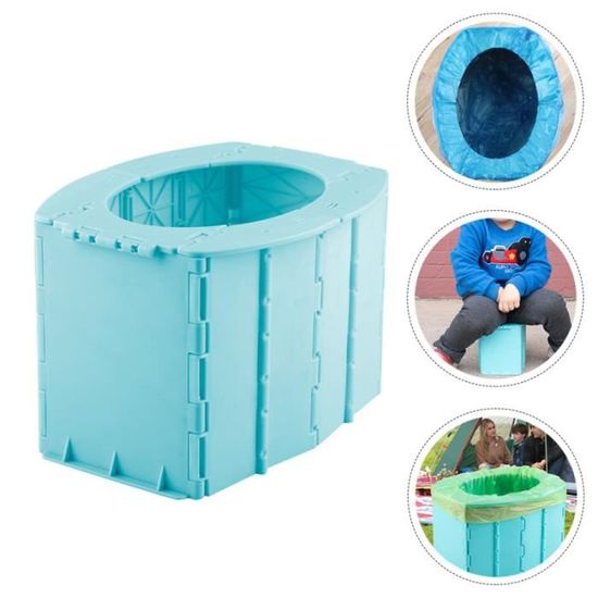 1 pc Toilette Pliable En Plein Air Closestool Portable Enfants Pot reducteur de wc toilette bebe