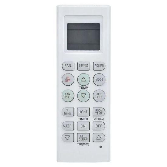 Télécommande Climatiseur De Remplacement - Compatible 6711A90032L - Écran LCD - Piles AAA (Non Incluses)